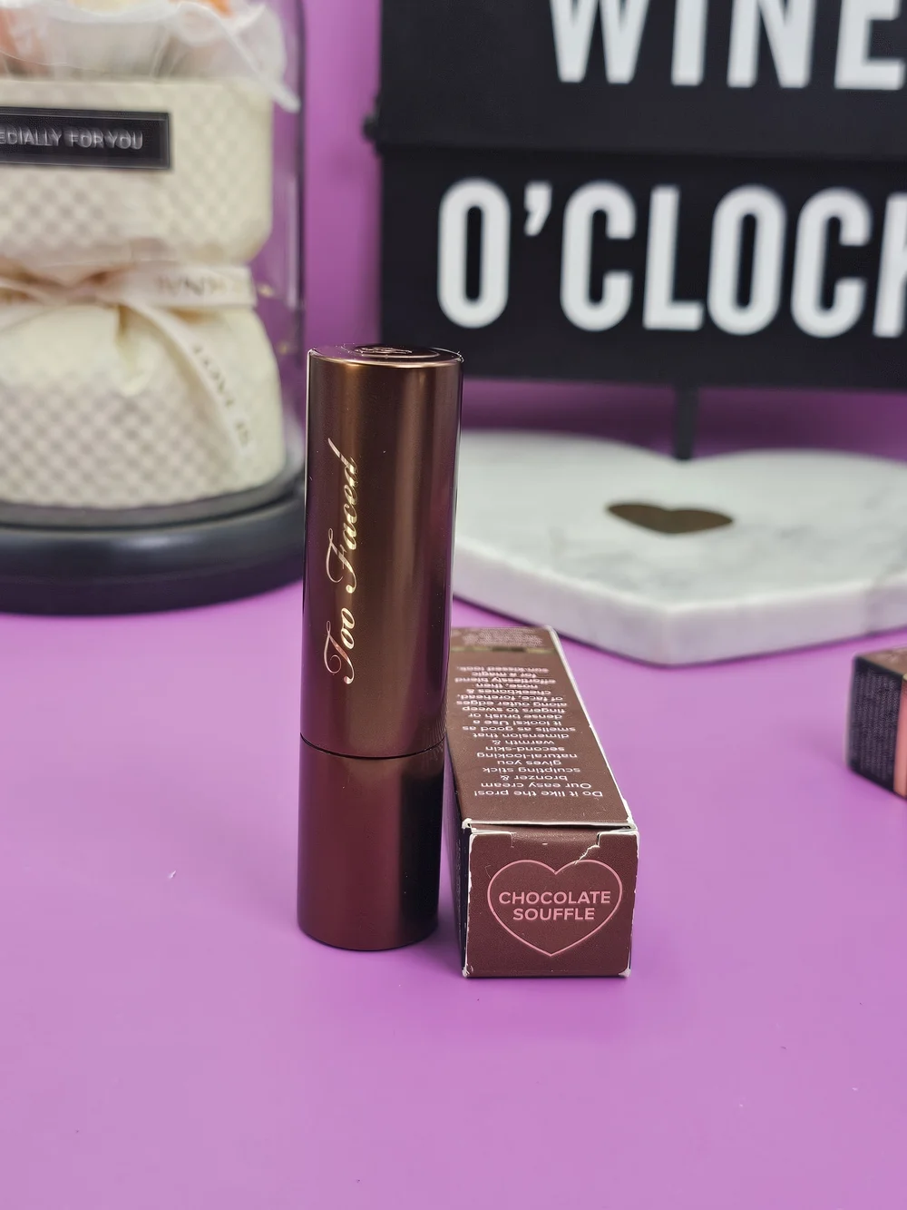 Too Faced Chocolate Soleil Bronzer Stick - Brown & Gold Packaging